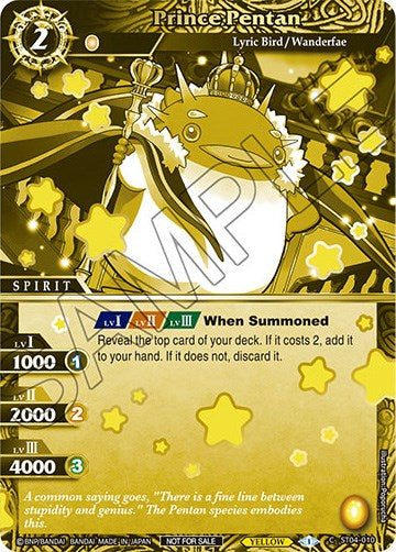 Prince Pentan (Finalist Card Set Vol. 2) (ST04-010) [Launch & Event Promos] | Total Play