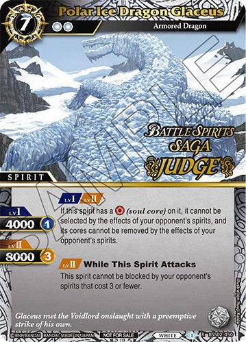 Polar Ice Dragon Glaceus (Judge Pack Vol. 2) (BSS02-050) [Battle Spirits Saga Promo Cards] | Total Play