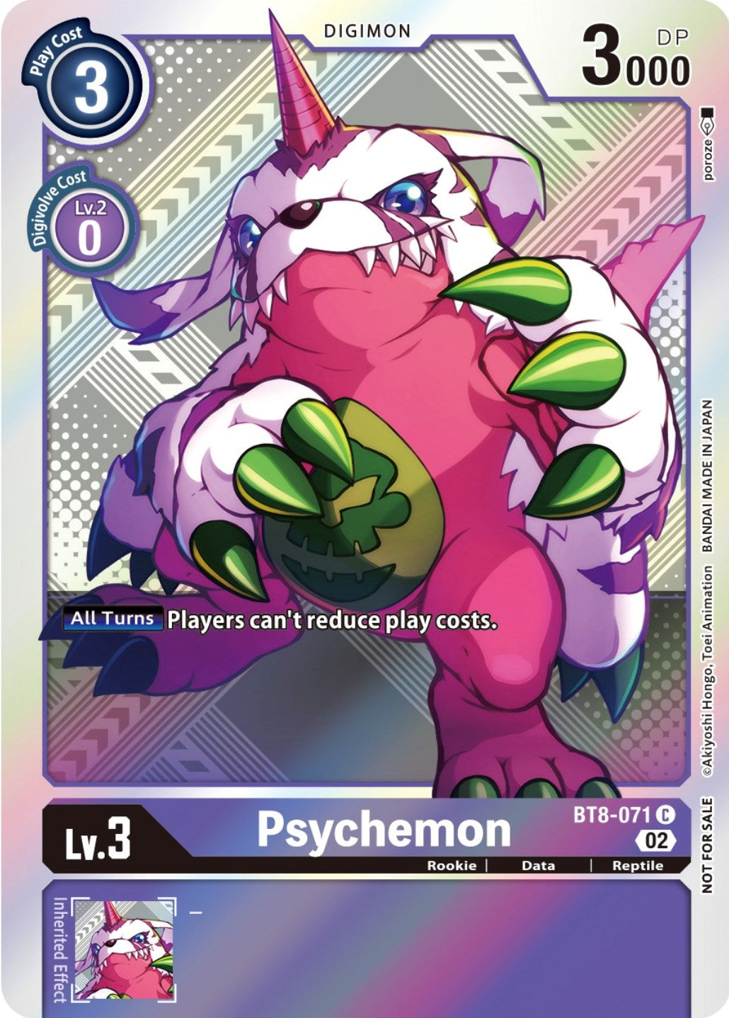 Psychemon [BT8-071] (Versus Royal Knight Booster Pre-Release Pack) [New Awakening Promos] | Total Play