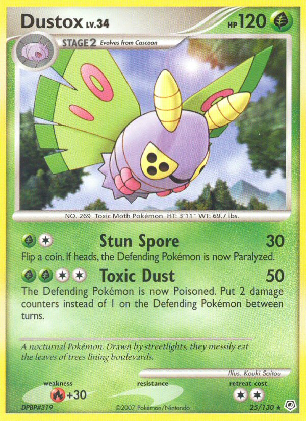 Dustox (25/130) [Diamond & Pearl: Base Set] | Total Play