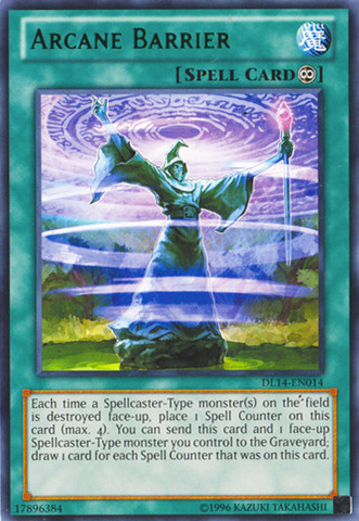 Arcane Barrier (Green) [DL14-EN014] Rare | Total Play