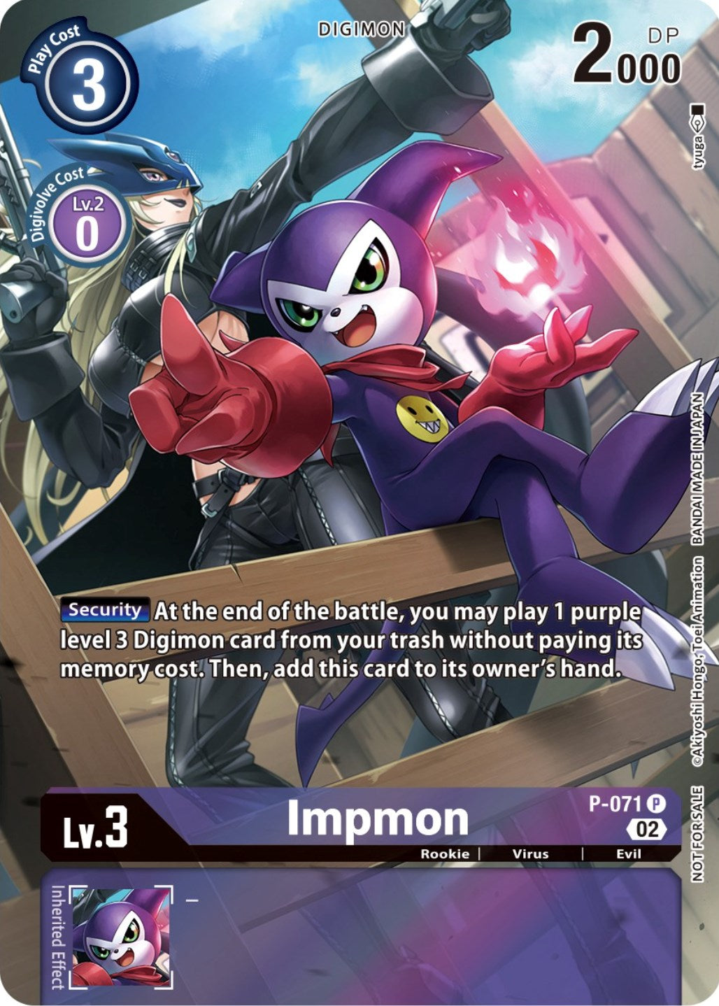 Impmon [P-071] (Official Tournament Pack Vol. 10) [Promotional Cards] | Total Play