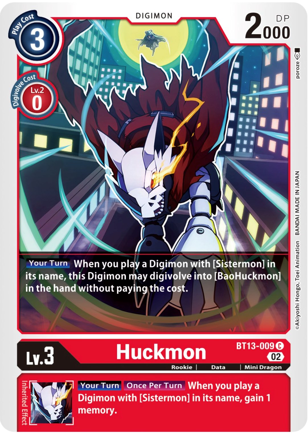 Huckmon [BT13-009] [Versus Royal Knights Booster] | Total Play