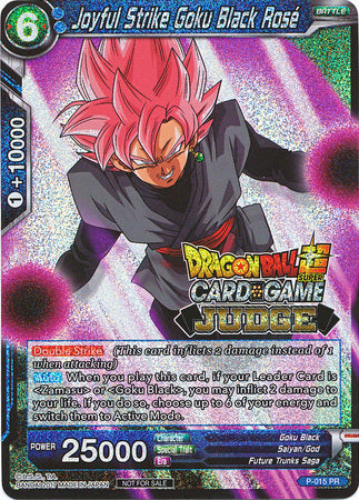 Joyful Strike Goku Black Rose (P-015) [Judge Promotion Cards] | Total Play