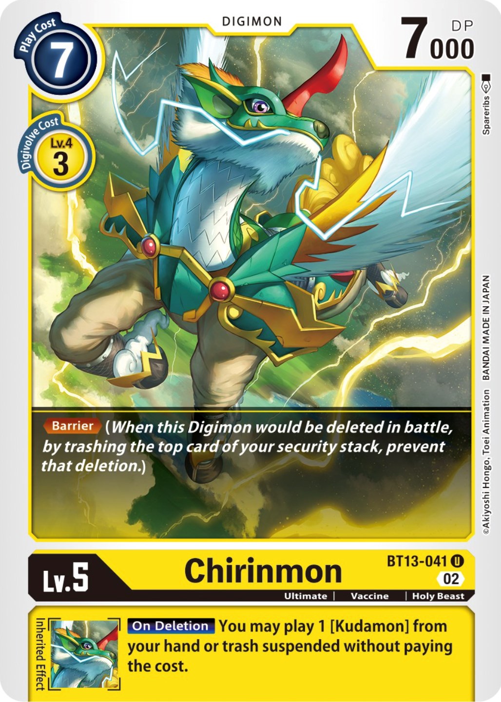 Chirinmon [BT13-041] [Versus Royal Knights Booster] | Total Play