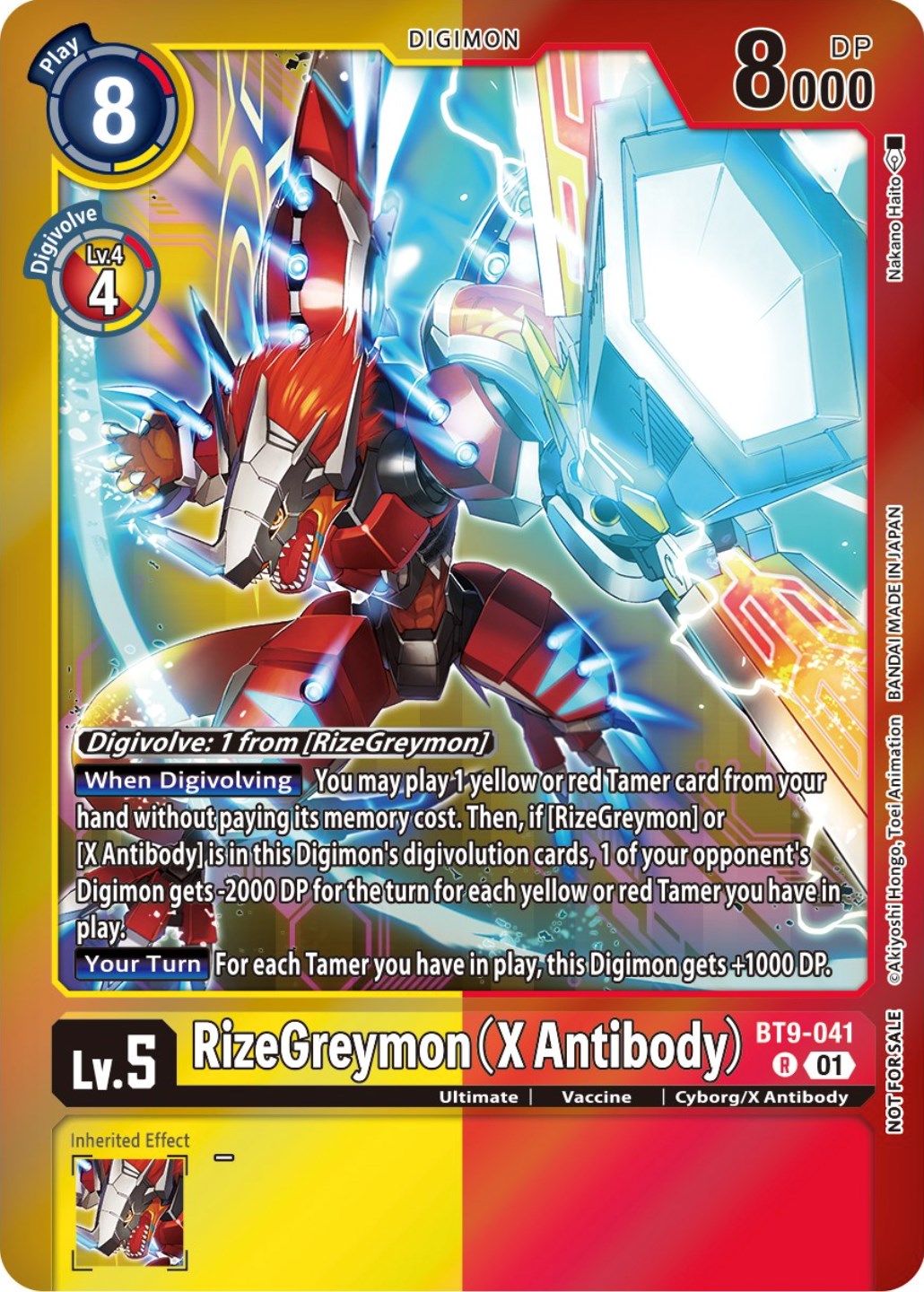 RizeGreymon (X Antibody) [BT9-041] (Event Pack 5) [X Record Promos] | Total Play