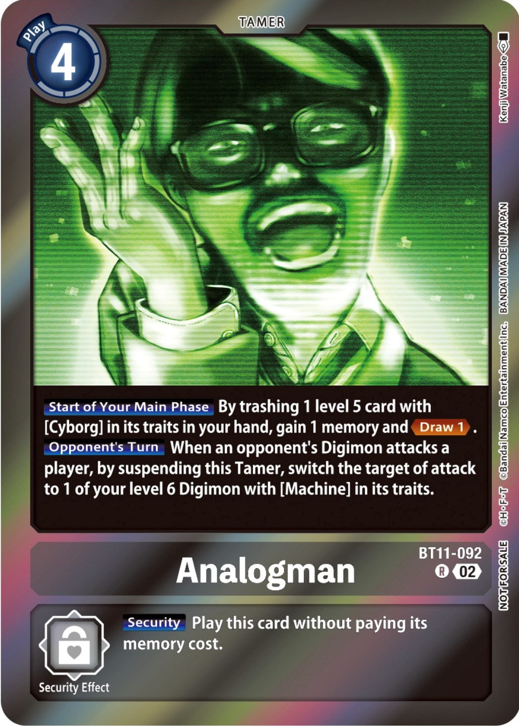 Analogman [BT11-092] (Event Pack 5) [Dimensional Phase Promos] | Total Play