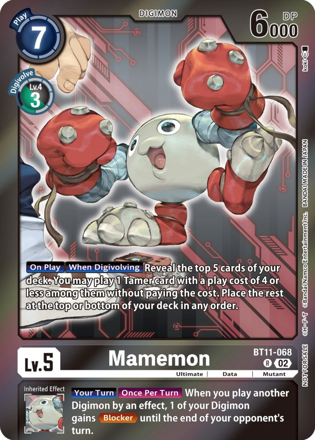 Mamemon [BT11-068] (Event Pack 5) [Dimensional Phase Promos] | Total Play