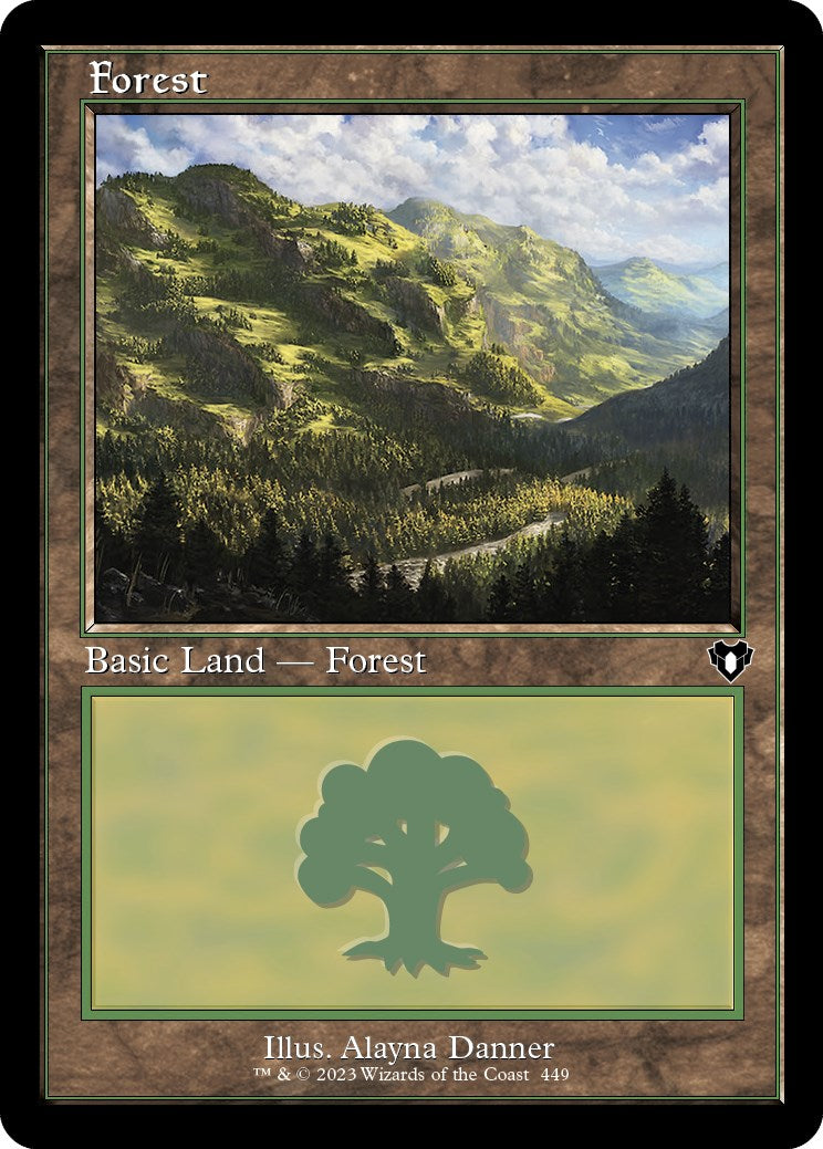 Forest (449) (Retro) [Commander Masters] | Total Play