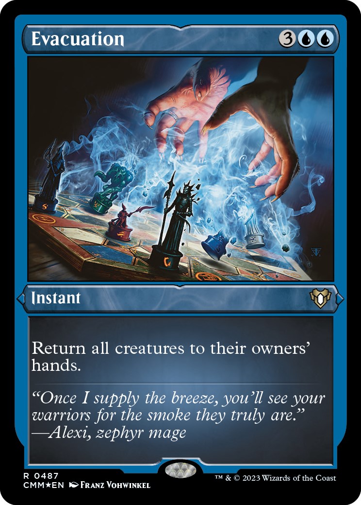 Evacuation (Foil Etched) [Commander Masters] | Total Play