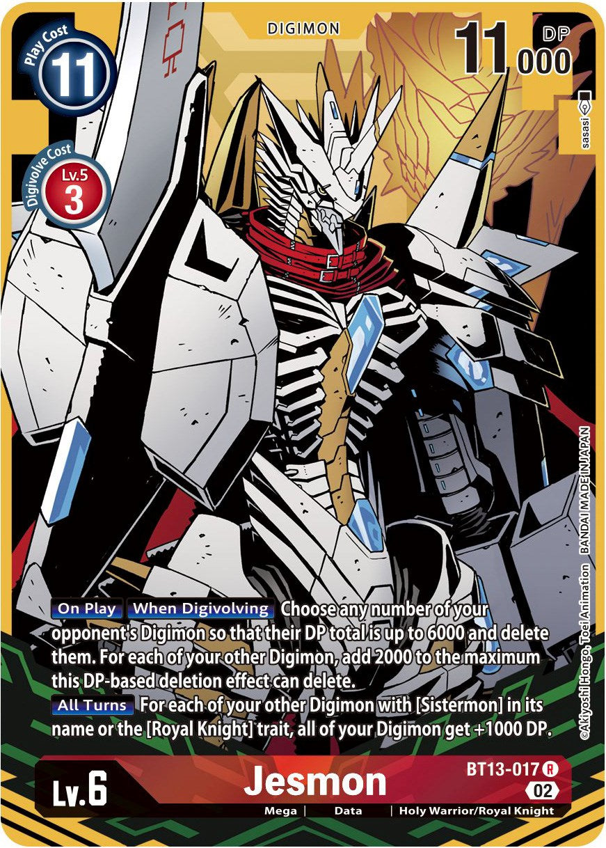 Jesmon [BT13-017] (Alternate Art) [Versus Royal Knights Booster] | Total Play