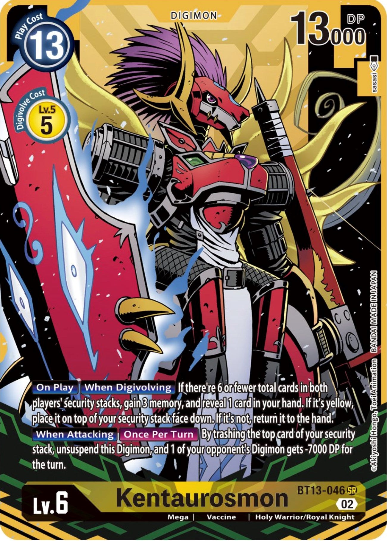 Kentaurosmon [BT13-046] (Alternate Art) [Versus Royal Knights Booster] | Total Play