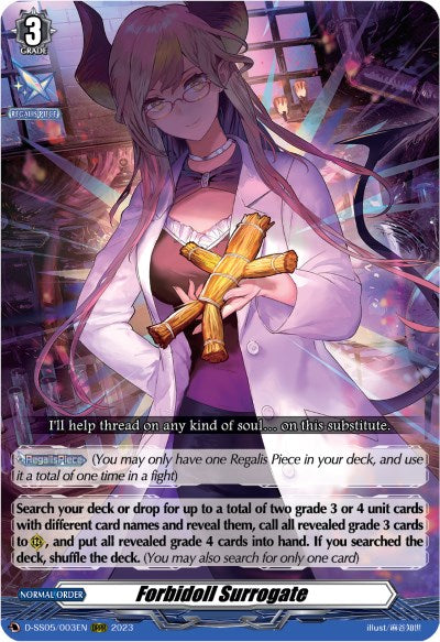 Forbidoll Surrogate (D-SS05/003EN) [Festival Booster 2023] | Total Play