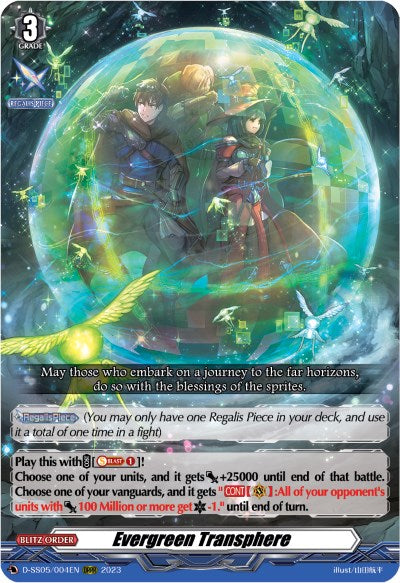 Evergreen Transphere (D-SS05/004EN) [Festival Booster 2023] | Total Play