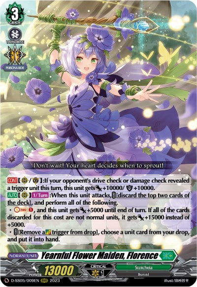 Yearnful Flower Maiden, Florence (D-SS05/009EN) [Festival Booster 2023] | Total Play
