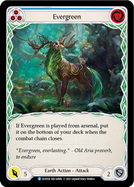 Evergreen (Blue) [OLD026] (Tales of Aria Oldhim Blitz Deck)  1st Edition Normal | Total Play