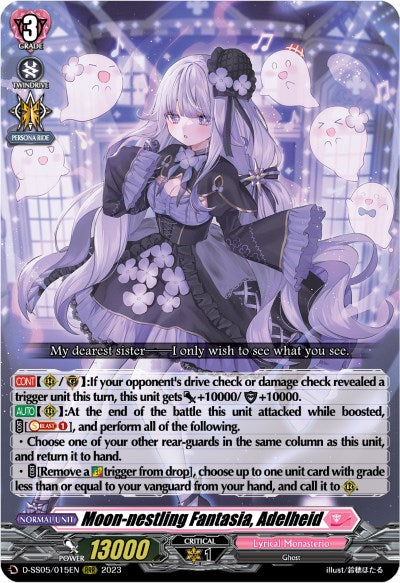 Moon-nestling Fantasia, Adelheid (D-SS05/015EN) [Festival Booster 2023] | Total Play