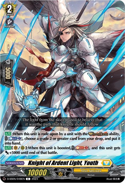 Knight of Ardent Light, Youth (D-SS05/048EN) [Festival Booster 2023] | Total Play