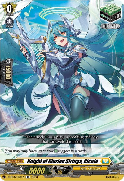 Knight of Clarion Strings, Ricula (D-SS05/054EN) [Festival Booster 2023] | Total Play