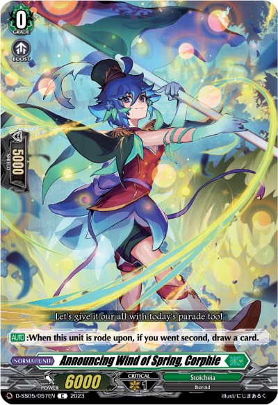 Announcing Wind of Spring, Corphie (D-SS05/057EN) [Festival Booster 2023] | Total Play
