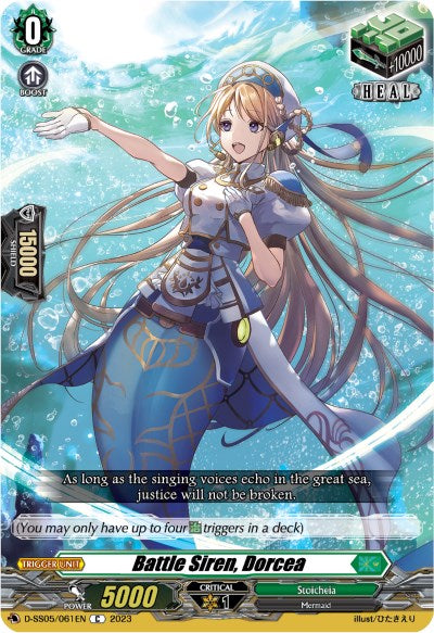 Battle Siren, Dorcea (D-SS05/061EN) [Festival Booster 2023] | Total Play