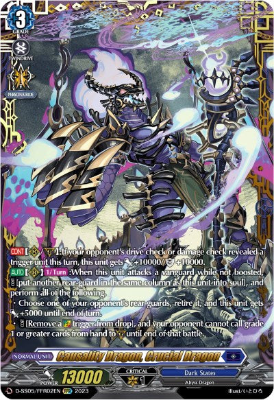 Causality Dragon, Crucial Dragon (D-SS05/FFR02EN) [Festival Booster 2023] | Total Play
