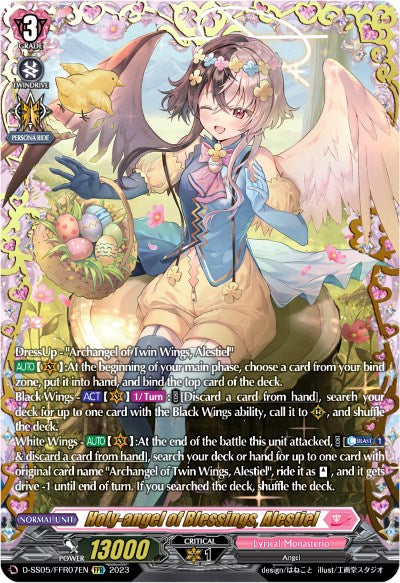 Holy-angel of Blessings, Alestiel (D-SS05/FFR07EN) [Festival Booster 2023] | Total Play