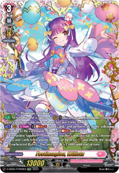 Festimagica, Wilista (D-SS05/FFR09EN) [Festival Booster 2023] | Total Play