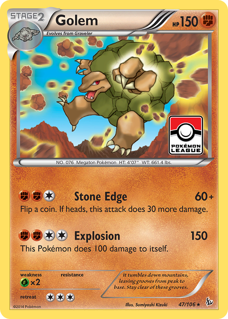 Golem (47/106) [XY: Flashfire] | Total Play