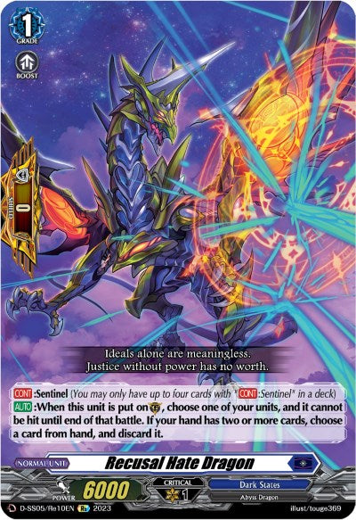 Recusal Hate Dragon (D-SS05/Re10EN) [Festival Booster 2023] | Total Play