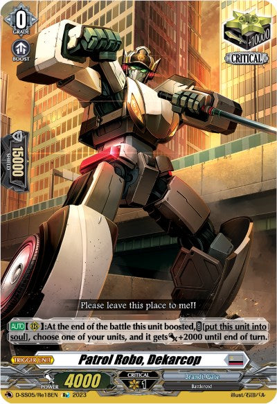 Patrol Robo, Dekarcop (D-SS05/Re18EN) [Festival Booster 2023] | Total Play