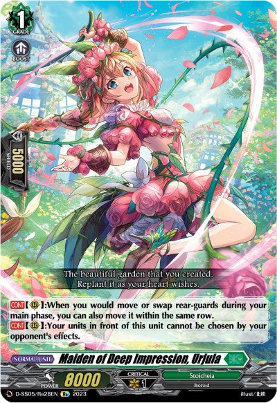 Maiden of Deep Impression, Urjula (D-SS05/Re28EN) [Festival Booster 2023] | Total Play