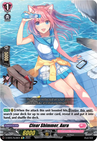 Clear Shimmer, Aura (D-SS05/Re36EN) [Festival Booster 2023] | Total Play