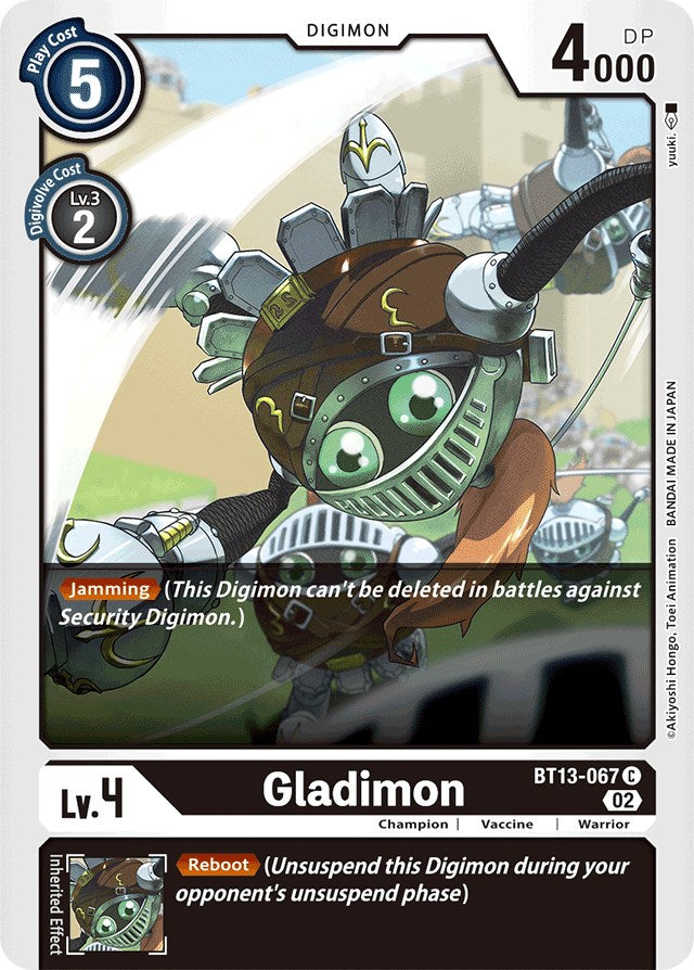 Gladimon [BT13-067] [Versus Royal Knights Booster] | Total Play