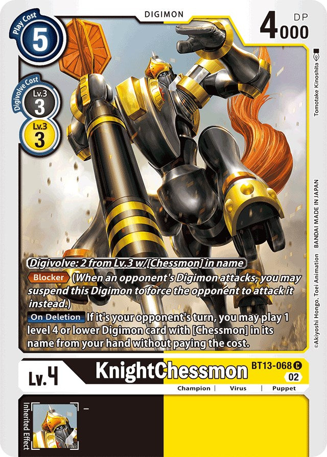 KnightChessmon [BT13-068] [Versus Royal Knights Booster] | Total Play