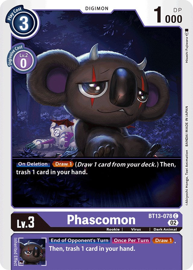 Phascomon [BT13-078] [Versus Royal Knights Booster] | Total Play