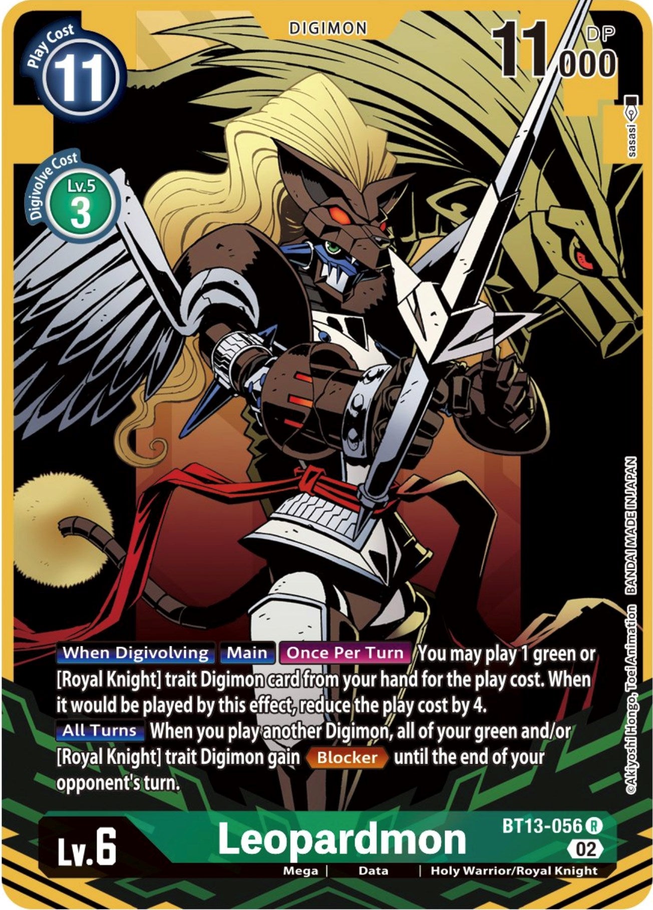 Leopardmon [BT13-056] (Alternate Art) [Versus Royal Knights Booster] | Total Play