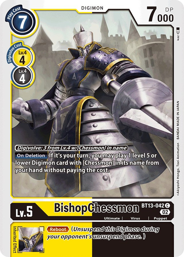 BishopChessmon [BT13-042] [Versus Royal Knights Booster] | Total Play