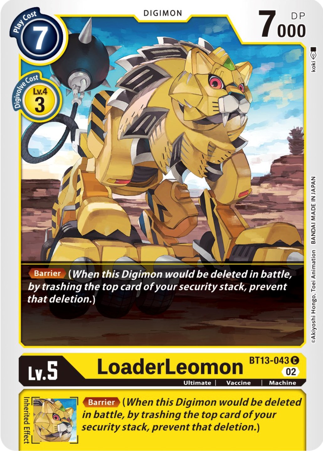 LoaderLeomon [BT13-043] [Versus Royal Knights Booster] | Total Play