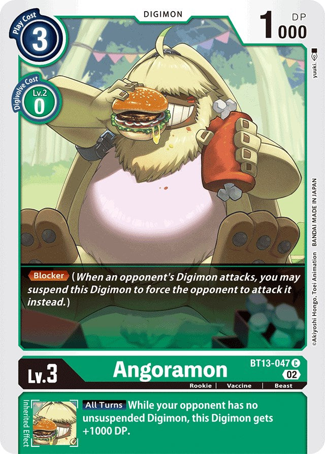 Angoramon [BT13-047] [Versus Royal Knights Booster] | Total Play