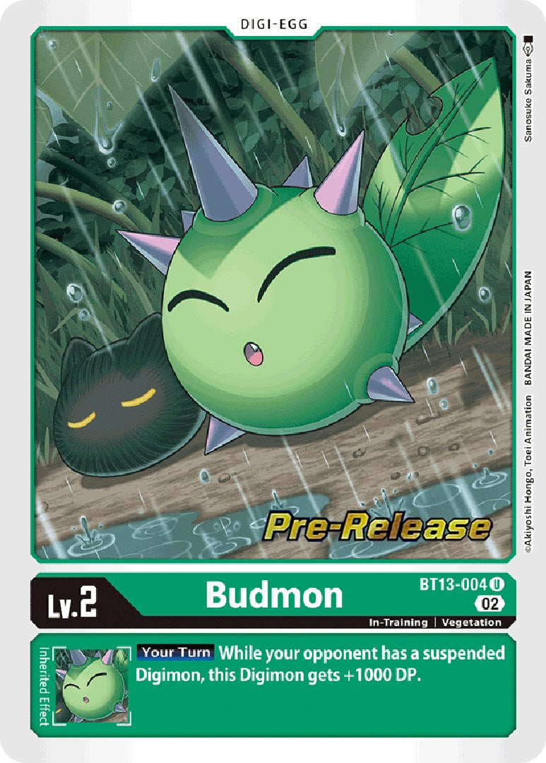 Budmon [BT13-004] [Versus Royal Knights Booster Pre-Release Cards] | Total Play