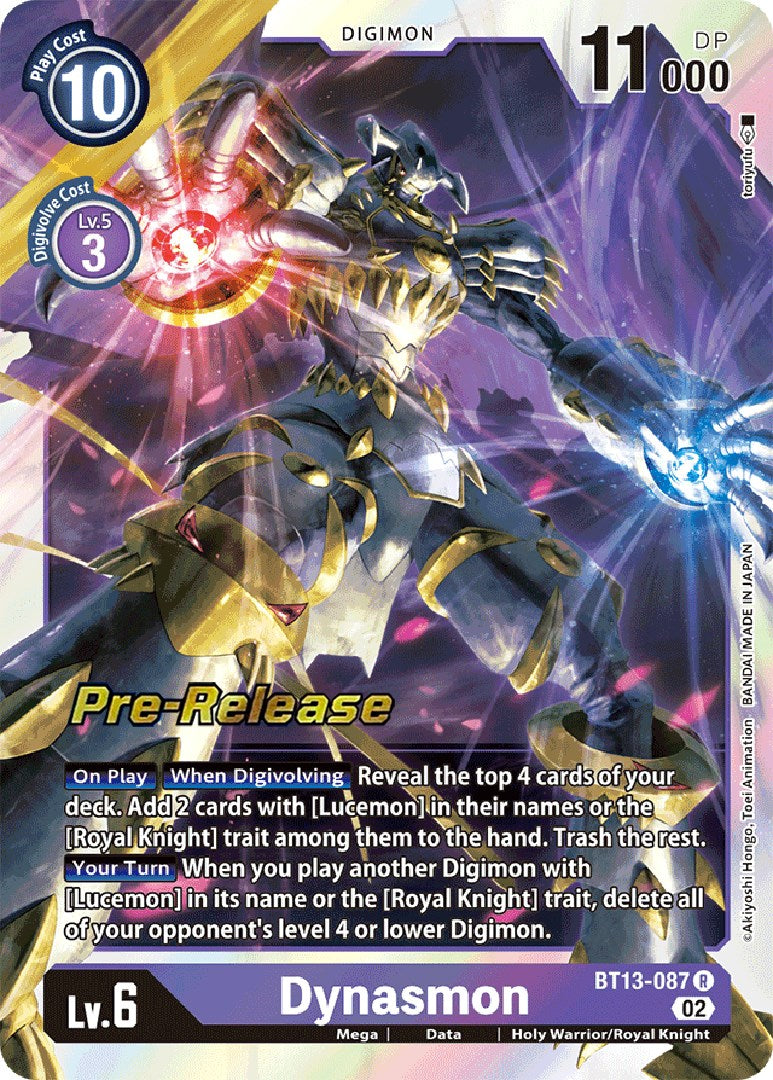 Dynasmon [BT13-087] [Versus Royal Knights Booster Pre-Release Cards] | Total Play