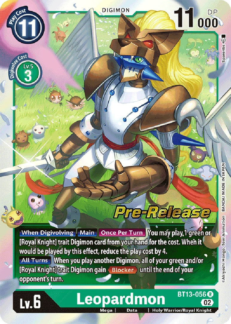 Leopardmon [BT13-056] [Versus Royal Knights Booster Pre-Release Cards] | Total Play