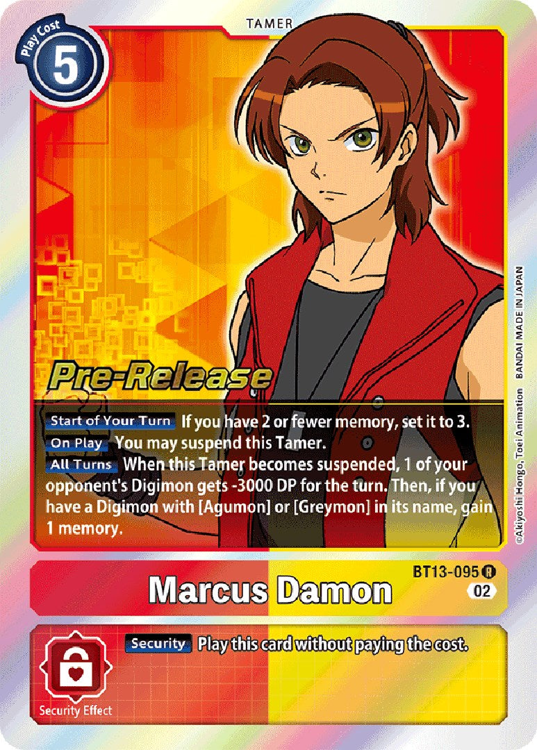 Marcus Damon [BT13-095] [Versus Royal Knights Booster Pre-Release Cards] | Total Play