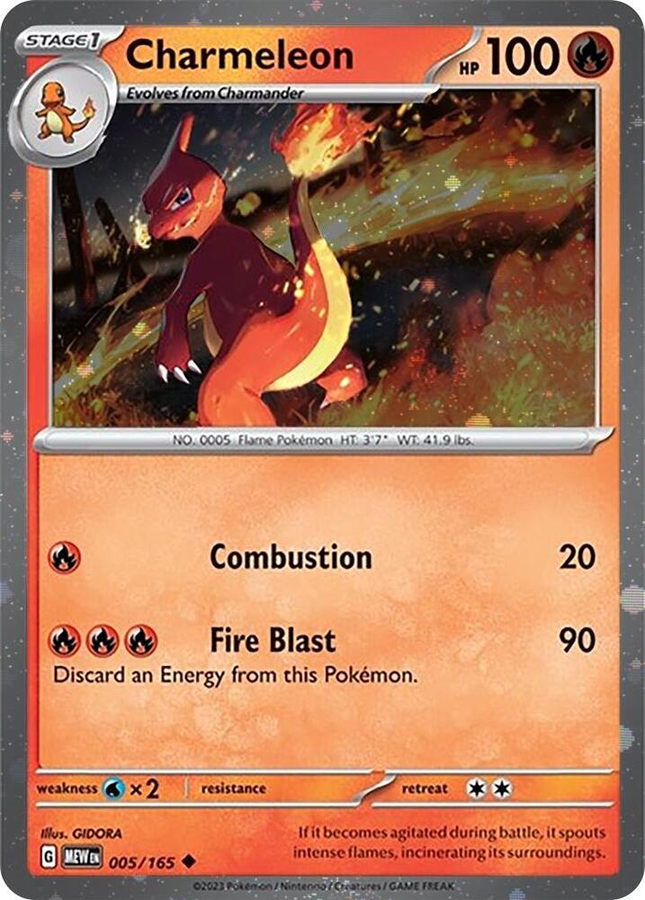 Charmeleon (005) (Cosmos Holo) [Scarlet & Violet: Black Star Promos] | Total Play