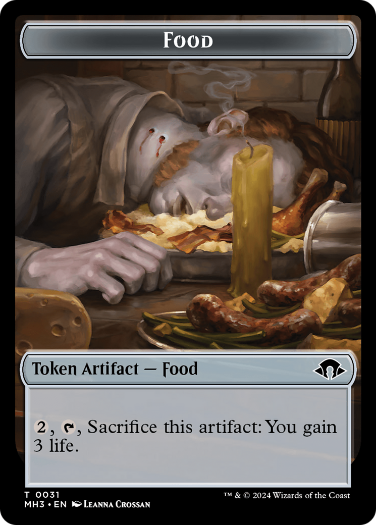 Phyrexian Germ // Food Double-Sided Token [Modern Horizons 3 Tokens] | Total Play