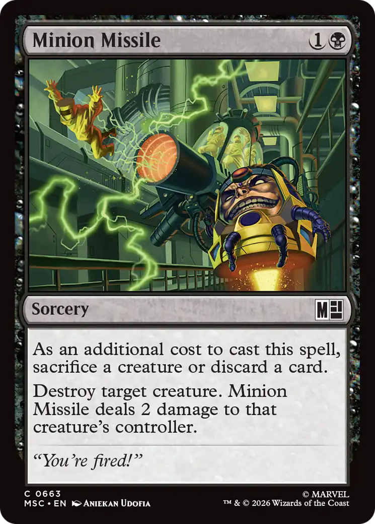 Minion Missile [Marvel Super Heroes Commander] | Total Play