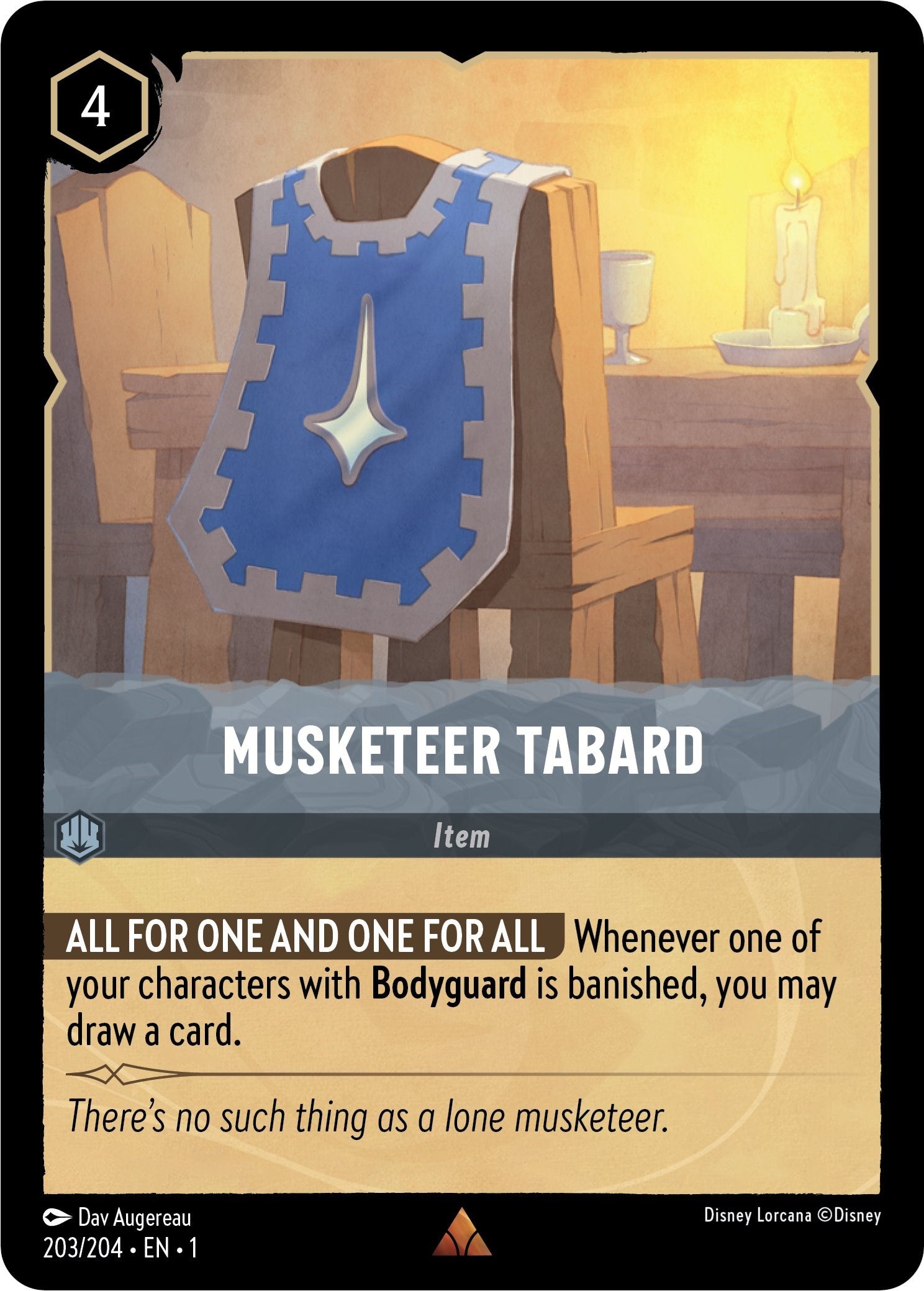 Musketeer Tabard (203/204) [The First Chapter] | Total Play