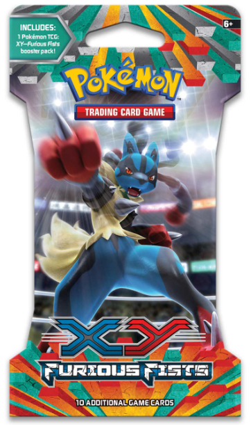 XY: Furious Fists - Sleeved Booster Pack | Total Play