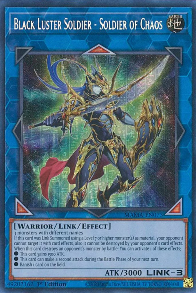 Black Luster Soldier - Soldier of Chaos [MAMA-EN073] Secret Pharaoh's Rare | Total Play